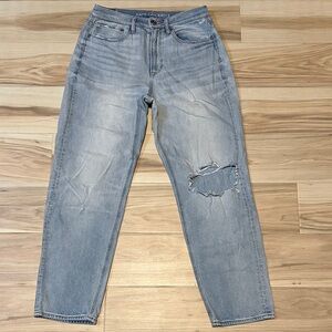 American Eagle Outfitters 90’s Boyfriend Relaxed Distressed Jeans 6 Long